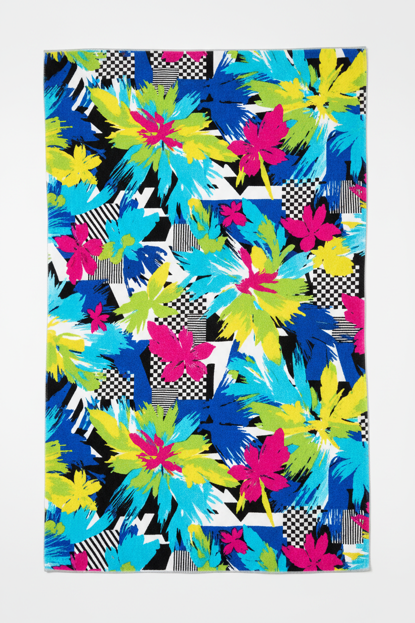 Baskılı Banyo Havlusu 100x200cm