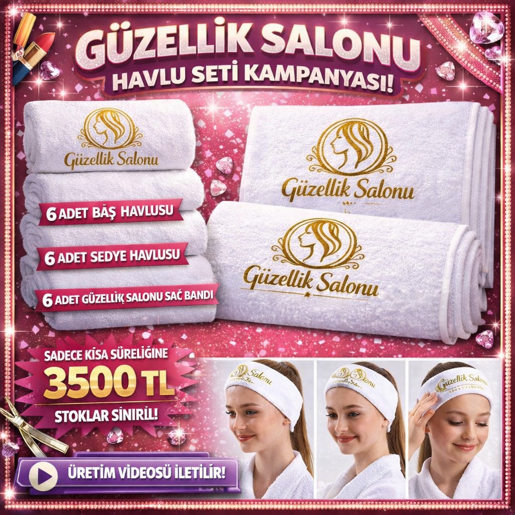 Güzellik Salonu Havlu Seti Kampanyası