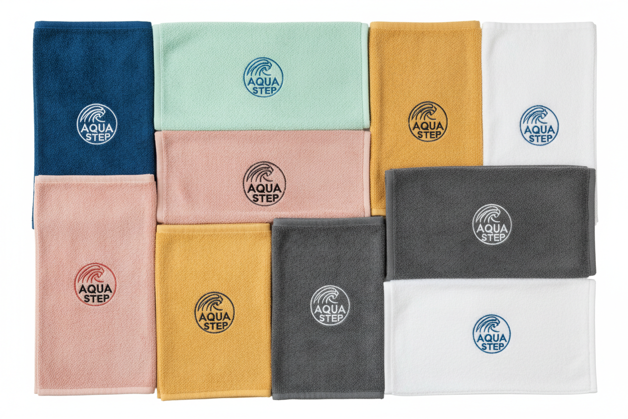Baskılı Ayak Havlusu - Flat Lay Renk Seçenekleri